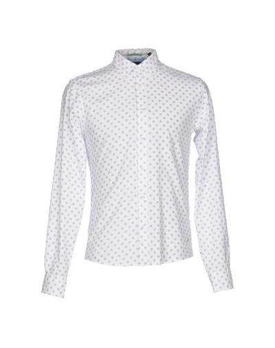 Scotch & Soda Patterned Shirt In White