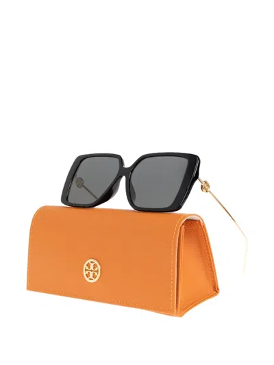 Tory Burch Square-frame Sunglasses In Gray
