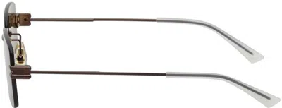 Bottega Veneta Rectangular-frame Glasses In Multi