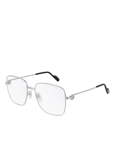 Cartier Square Frame Glasses In Multi