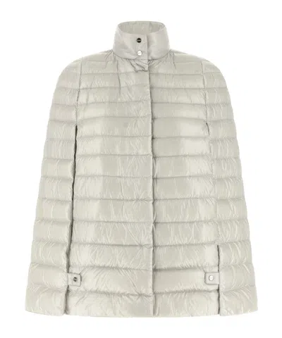 Herno Mini Quilted Short Down Jacket For Women In White