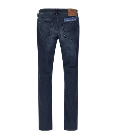 Jacob Cohen Belt Loop Jeans In Black