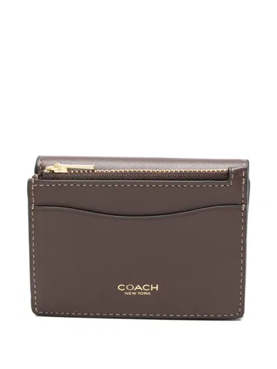 Coach Essential Logo Wallet In Brown