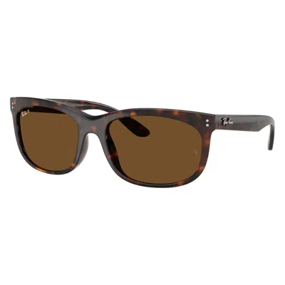 Ray Ban Balorette Sonnenbrillen Havana Fassung Braun Glas Polarisiert 60-19