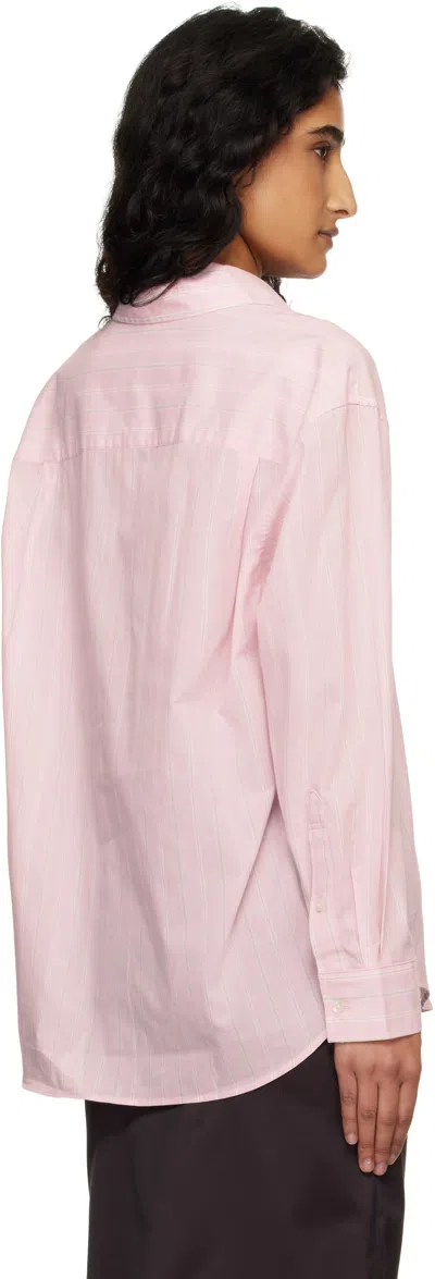 Dunst Stripe-pattern Shirt In Pink