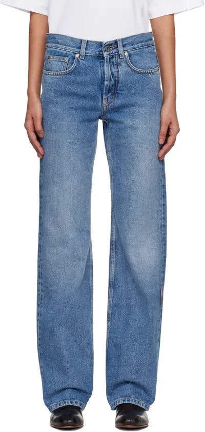 Off-white Susy Denim Pants In Blue