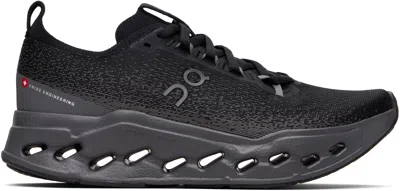 On Men S Cloudsurfer Max Sneakers In Black