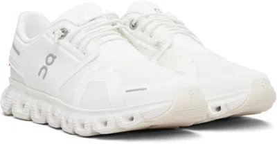 On Off-white Cloud 6 Sneakers In White