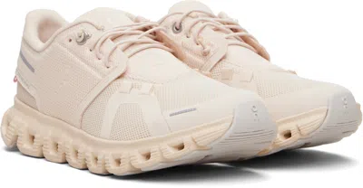 On Cloud Six Mesh Panel Sneakers In Pink