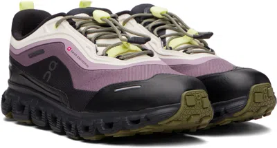 On Cloud 6 Geo Waterproof Rubber-trimmed Mesh Sneakers In Black