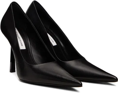 Victoria Beckham Black Victoria Stiletto 100 Leather Heels