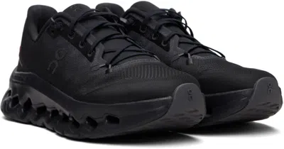 On Running Cloudtilt Sneakers With Cloudtech Phase Sole And Logo Accents In Black