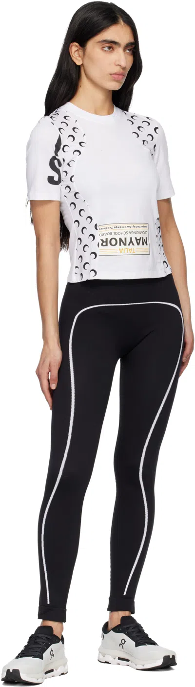 On Running Ice Black Polyester Cloudze Sneakers In White