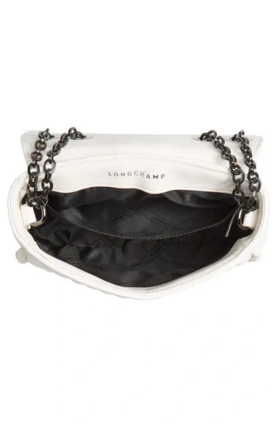 Longchamp Quilted Chain Strap Shoulder Bag In Sand