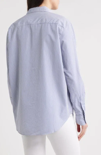 Frank & Eileen Eileen Relaxed Button-up Shirt In Blue
