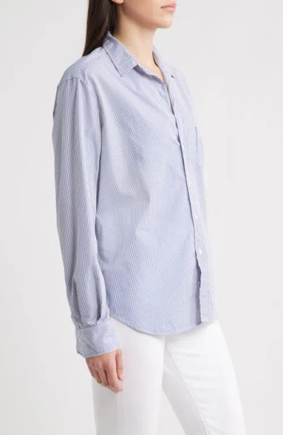Frank & Eileen Eileen Relaxed Button-up Shirt In Blue
