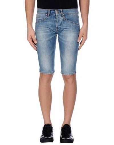 Shop Dondup Denim Shorts In Blau