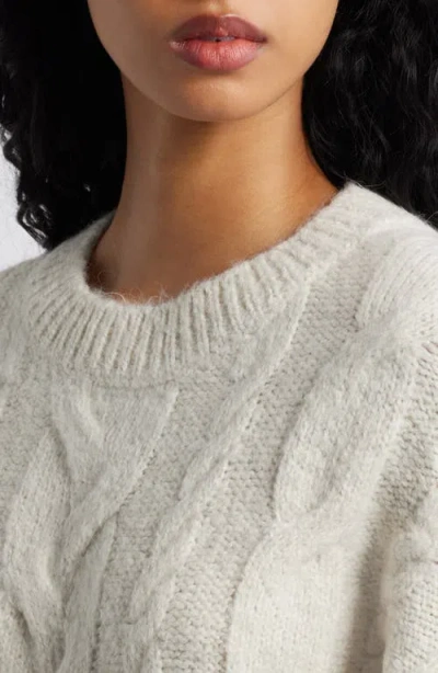 Bp. Oversize Cozy Cable Sweater In Brown