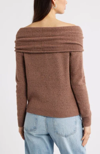 Open Edit Twisted Collar Sweater