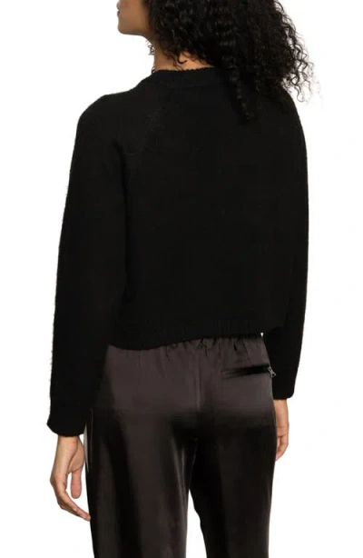 Sanctuary Zip It Sweater In Eclipse In Black