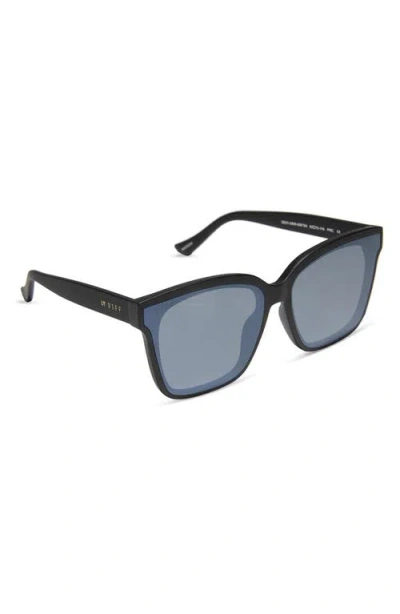 Diff Madison 63mm Oversize Square Sunglasses In Blue