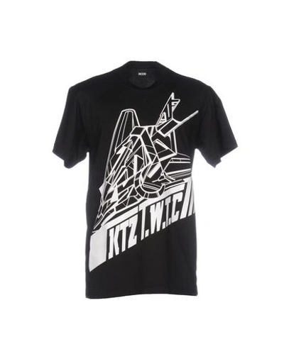 Shop Ktz T-shirt In Schwarz