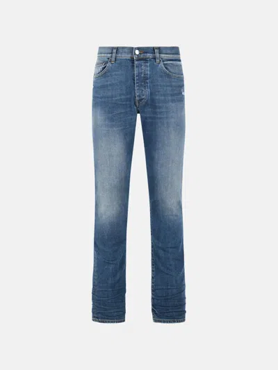 Amiri Stack Slim Jeans In Blue