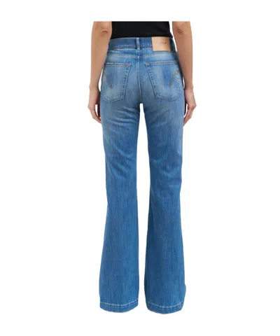 Dondup Belt Loop Jeans In Blue