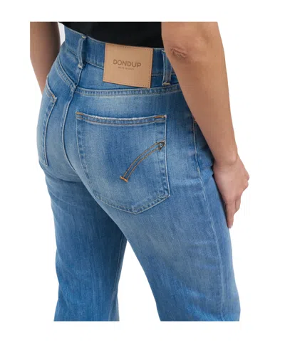 Dondup Belt Loop Jeans In Blue