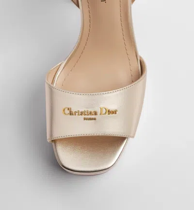 Dior Or D-lane Platform Sandal In White