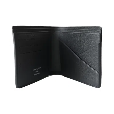 Louis Vuitton Monogram Eclipse Multiple Bifolder Wallet Grey Black