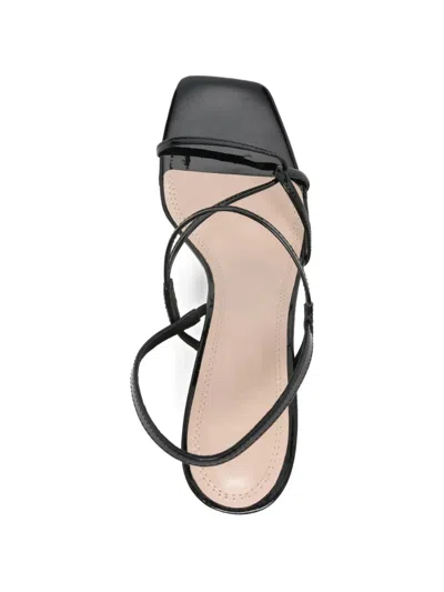Sandro Glitter Block-heeled Sandals In Multi
