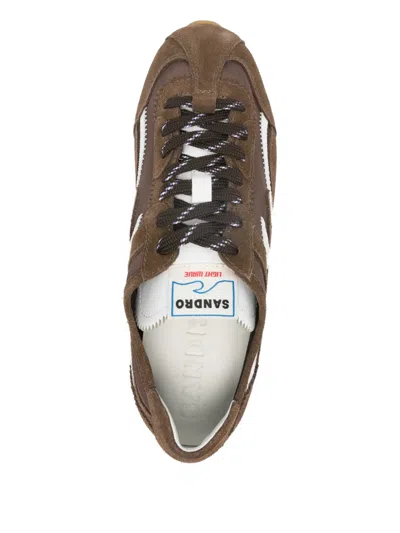 Sandro Brown Sneakers In Multi