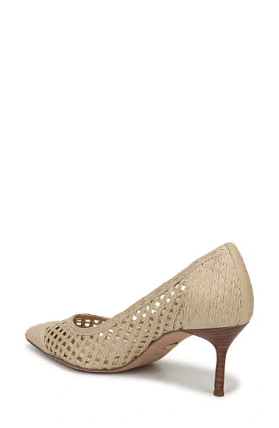 Veronica Beard Rita Raffia Pointed Toe Pump In Brown
