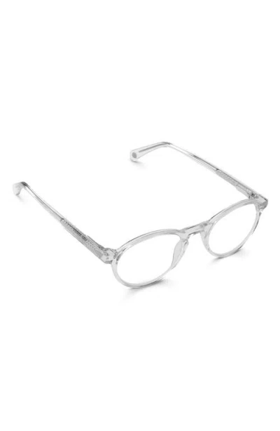 Eyebobs Board Stiff 49mm Round Blue Light Blocking Glasses In Pattern