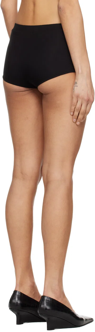 Entire Studios Booty Shorts In Black
