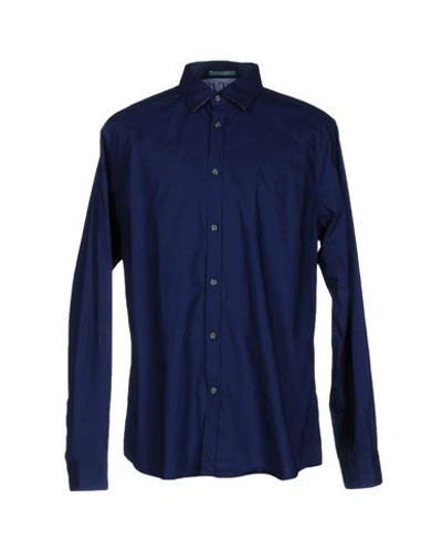 Shop Scotch & Soda Shirts In Dark Blue