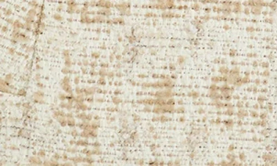 Hugo Boss Check-jacquard Coat With Double-breasted Closure In Neutral