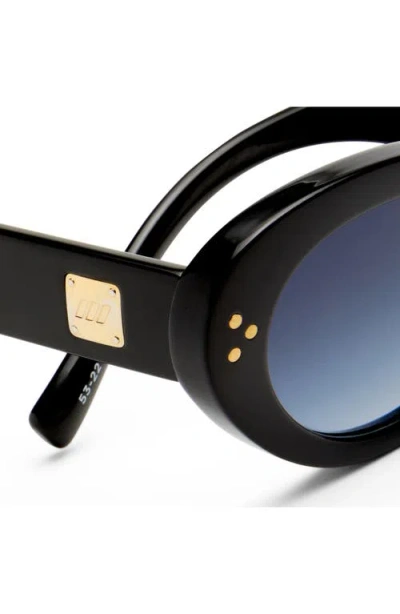 Le Specs Tootsie 53mm Cat Eye Sunglasses In Metallic