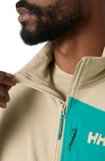 Helly Hansen Versalite Fleece Half Zip Pullover In Brown