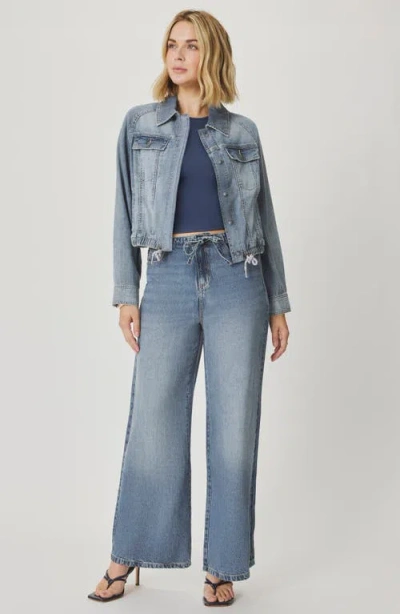 Splendid Lounge Denim Jacket In Blue