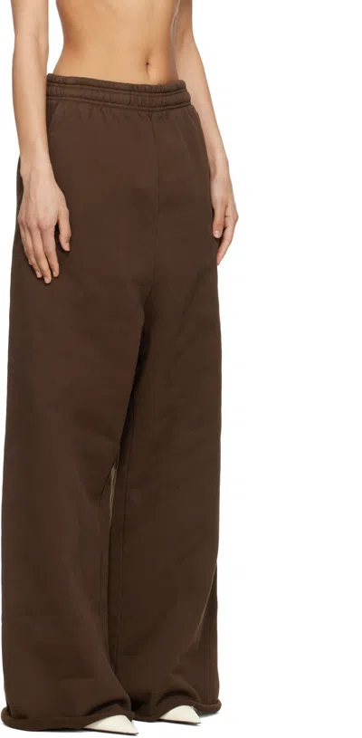 Entire Studios Brown Full Sweatpants In Brown