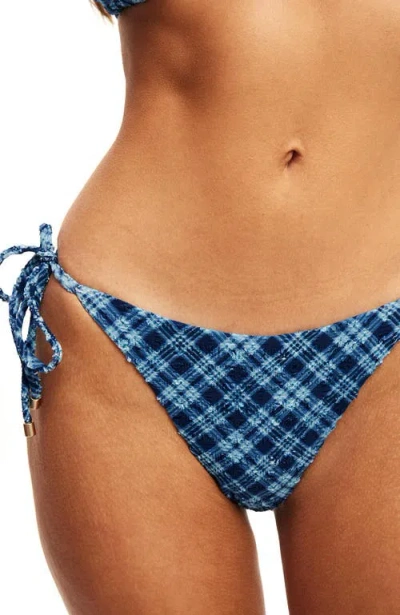 Body String Tie Side Brazilian Bikini Bottom In Multi