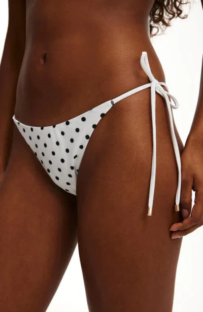Body String Tie Side Brazilian Bikini Bottom In Multi