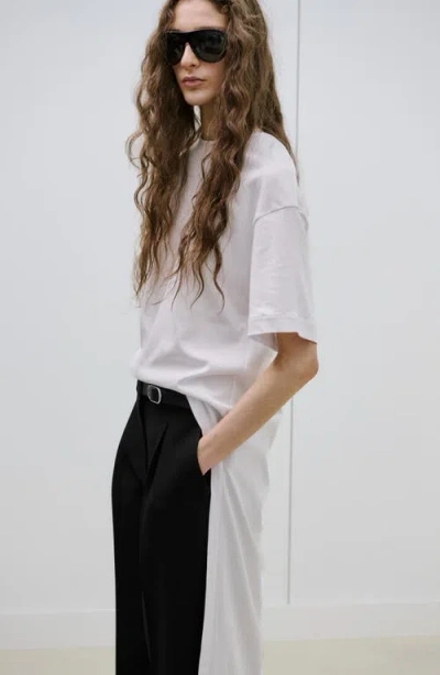 Mango Selection Pleat Front Straight Leg Pants In Black