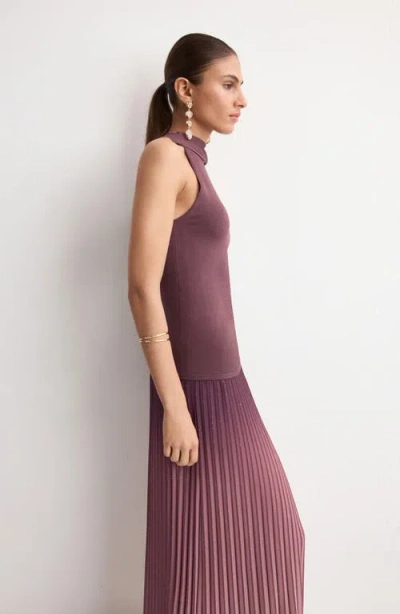 Mango Pleated A-line Skirt In Multi