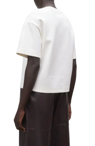 Mango Cotton Blend T-shirt In White