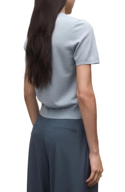 Mango Wool Sweater In Blue