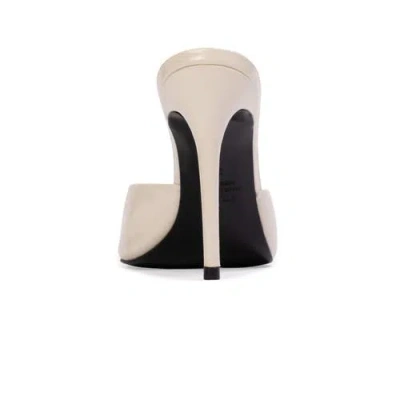 Black Suede Studio Uma 100 Mule In Neutral