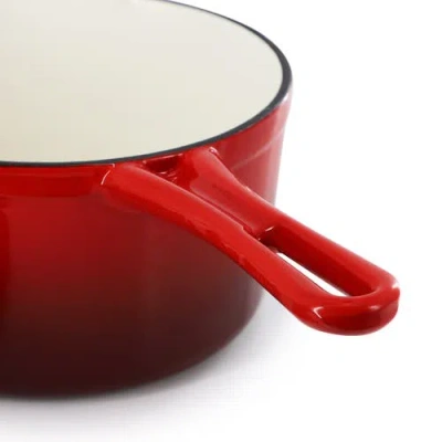 Megachef 2 Quart Enameled Cast Iron Sauce Pan In Multi